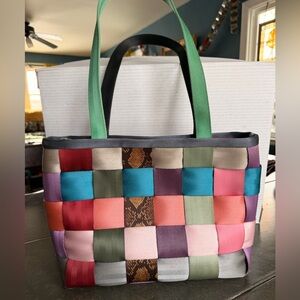 Harvey's M/L  Seatbelt Tote Bag Paint by Numbers Multi Limited Edition Rare